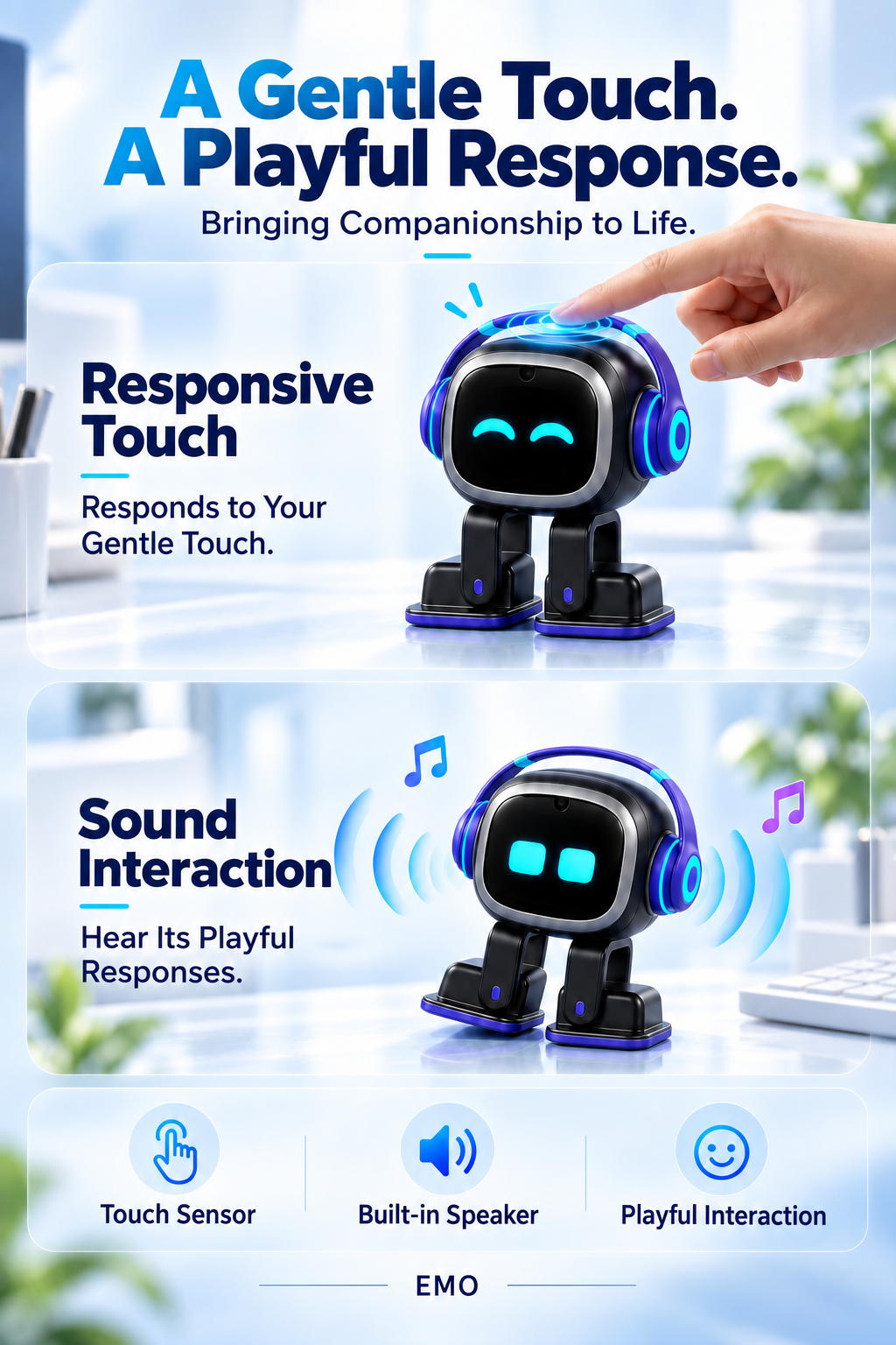 EMO AI Desktop Companion product detail
