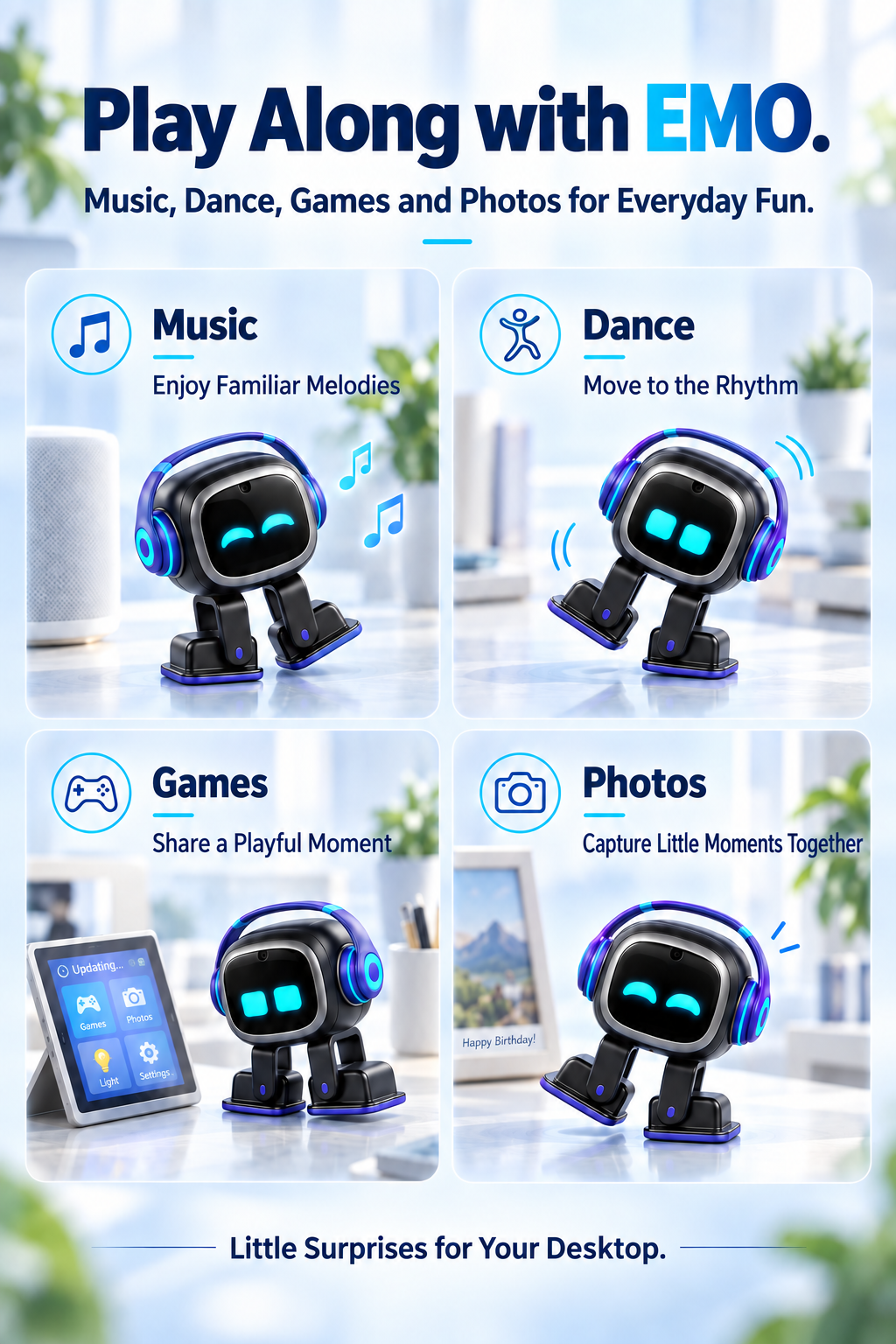 EMO AI Desktop Companion product detail